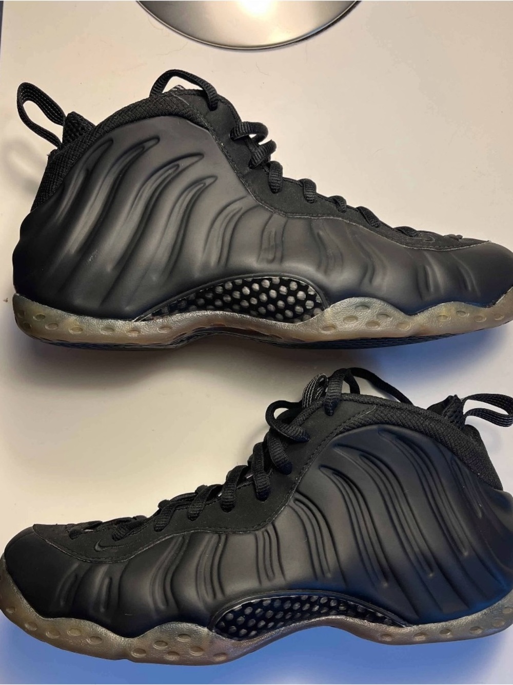 Nike Air Foamposite One Stealth High-Top Sneakers (DS 2012)